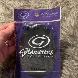 Glamorous Black Wig Cap